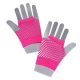 Neon Fishnet gloves