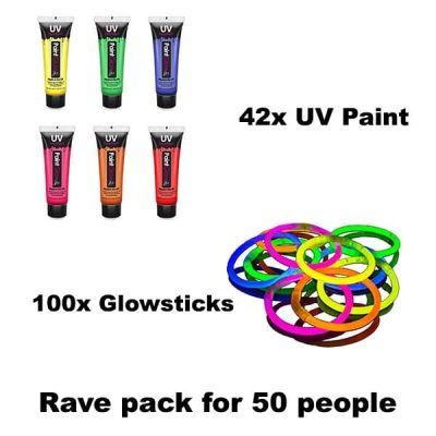 Rave Party Pack for 50 people