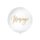 Balloon 'Mariage' 1m white