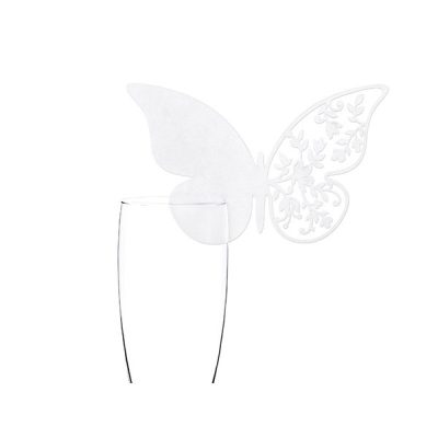 Butterfly table card for glass (10 pcs.)