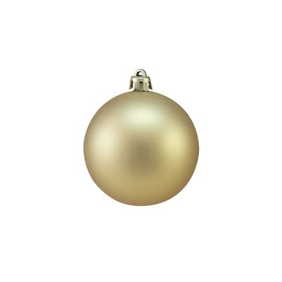 Christmas balls 7cm, Matt Gold (6 pcs.)