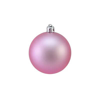 Christmas balls 7cm, Matt Pink (6 pcs.)