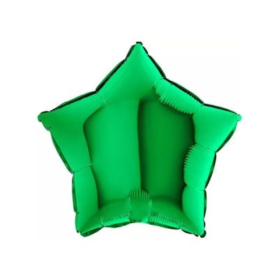 Foil Balloon Star 48cm - Dark Green