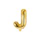 Gold Letter Balloon J (35cm)