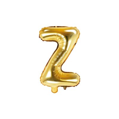 Gold Letter Balloon Z (35cm)