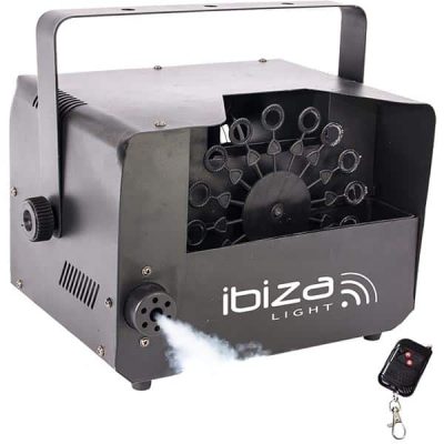 Ibiza 2-in-1 smoke and bubble machine