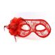 Mask in Red with Rose