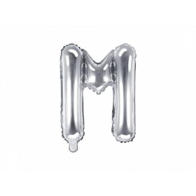 Silver Letter Balloon M (35cm)