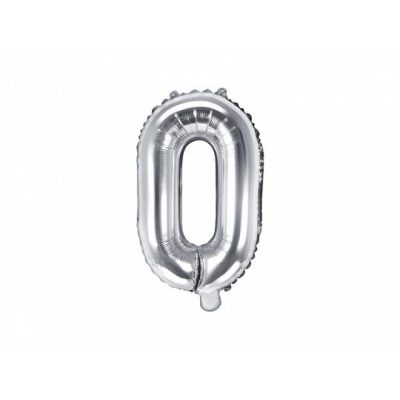 Silver Letter Balloon O (35cm)