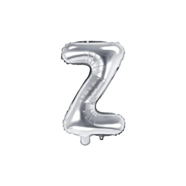 Silver Letter Balloon Z (35cm)