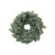 Snow-covered spruce wreath (45cm)