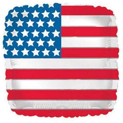 "American Flag" Foil Balloon 45cm