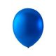 Latex Balloon metal-Blue x100
