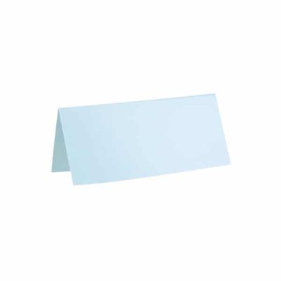 Place cards in sky blue (x10)